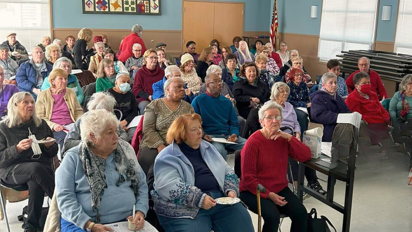 Older adults participating in a ProgramWorks community presentation